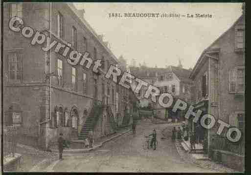 Ville de BEAUCOURT Carte postale ancienne